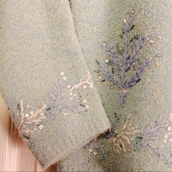 Talbots | Embellished Wool Blend Sweater - Picture 5 of 6